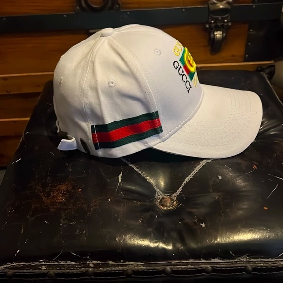 GUCCI EMBROIDERED BASEBALL HAT ADJUSTABLE NON-BRANDED - Picture 4 of 6